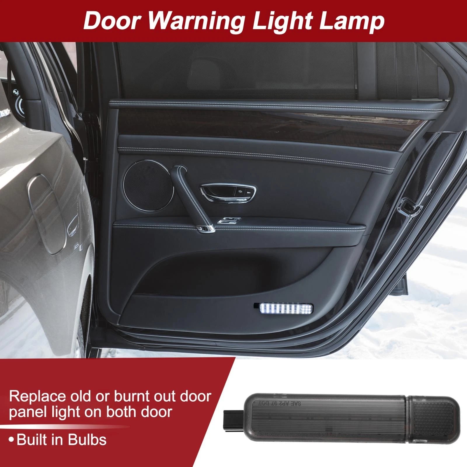 2pcs Interior Courtesy Light for Chevy Silverado 1500 (2014–2018)