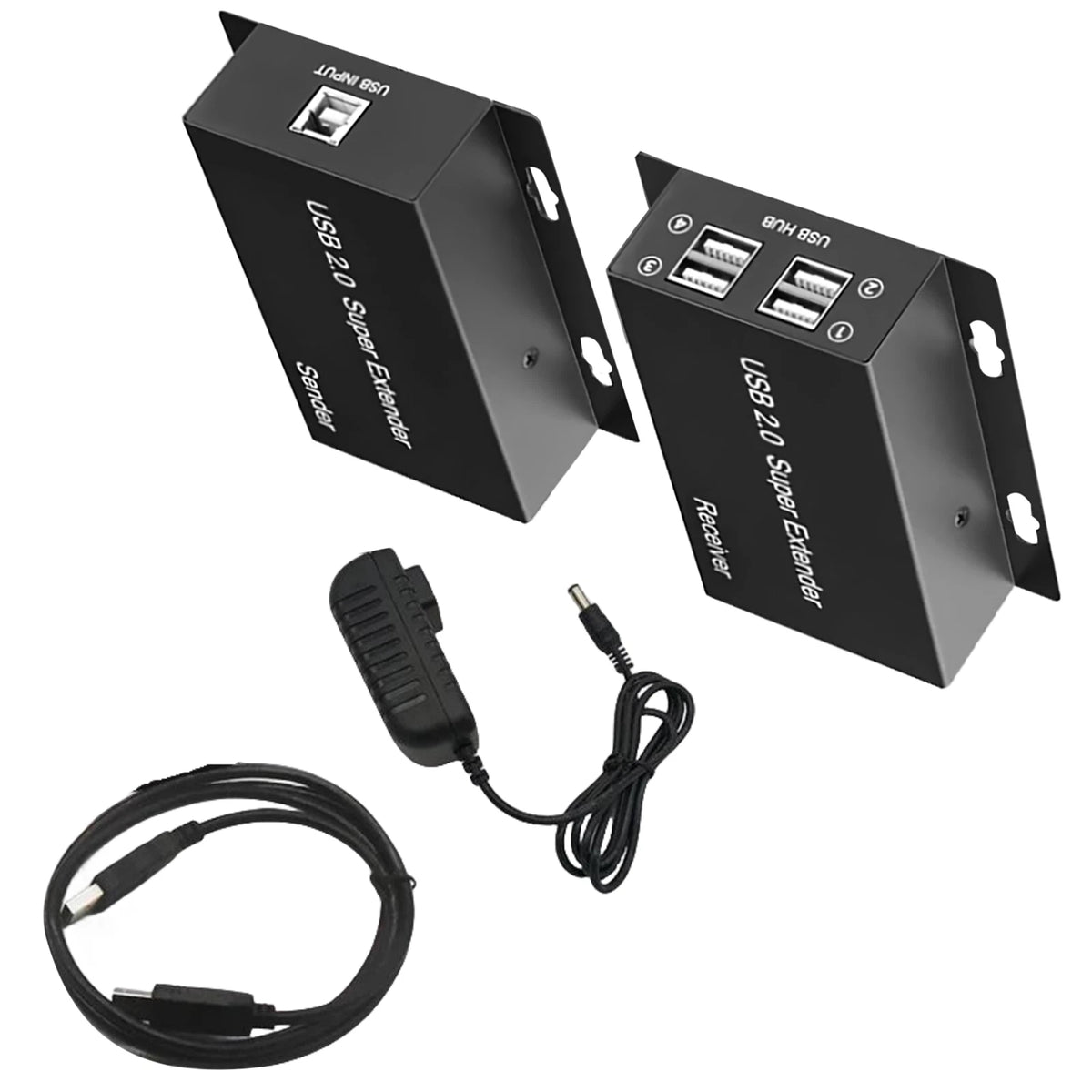 50M USB2.0 Network Cable Extender Over Ethernet RJ45 Cat5e/6/7