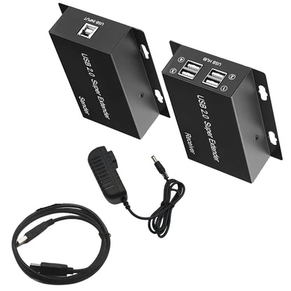 50M USB2.0 Network Cable Extender Over Ethernet RJ45 Cat5e/6/7