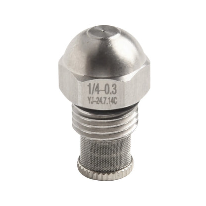 Premium Stainless Steel Mist Nozzle 14BSPT 0.3 1.5mm Orifice