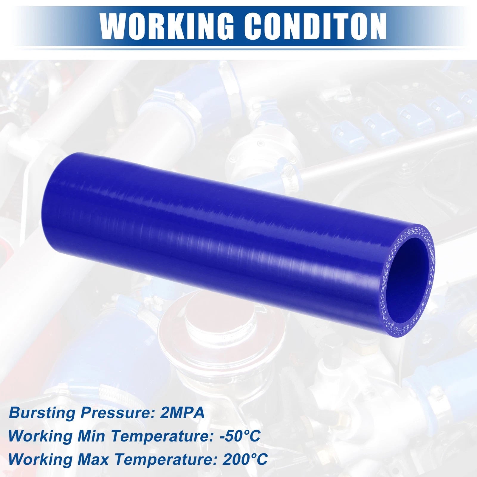 1.25" ID 6" Length Silicone Reducer Hose for Intercooler (Universal)