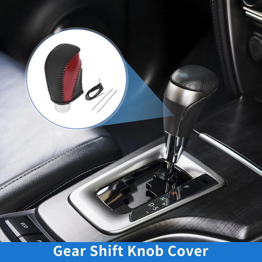 Gear Shift Knob Cover Replacement for Volkswagen Golf (2015–2019) Red