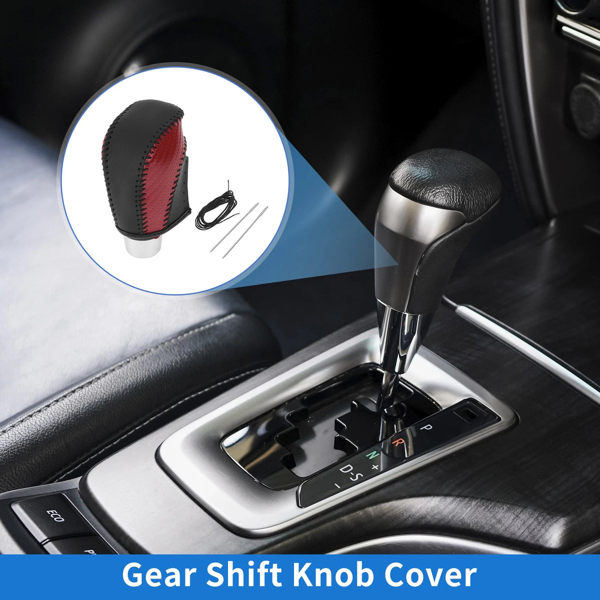 Gear Shift Knob Cover Replacement for Volkswagen Golf (2015–2019) Red