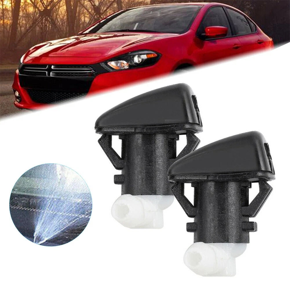 2X Windshield Washer Wiper Nozzle for Dodge Dart (2013–2015) 68081370AB