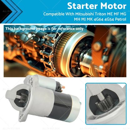 Starter Motor for Mitsubishi Triton (1986–2006)