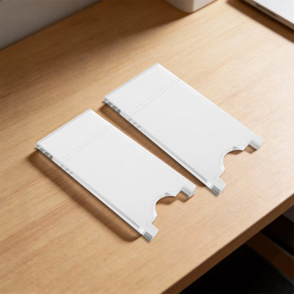 2X Transparent Acrylic Couch and Bed Stopper Wall Spacer for Fire Safety