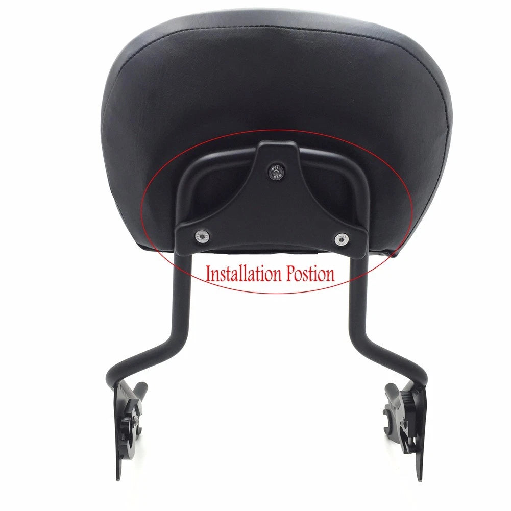 Sissy Bar Backrest Pad Mount Kit for Harley Touring (2009–2017)