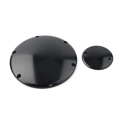 Black Derby Timer Timing Clutch Cover for Harley Sportster XL1200 (2004–2023)