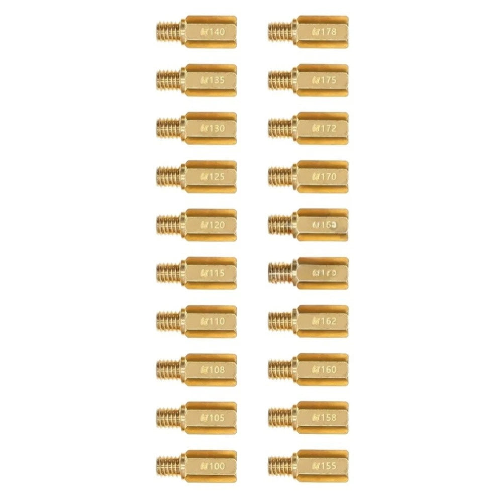 40-Piece Carburetor Jet Kit for PWK, PE, CVK (Slow & Main Nozzles)