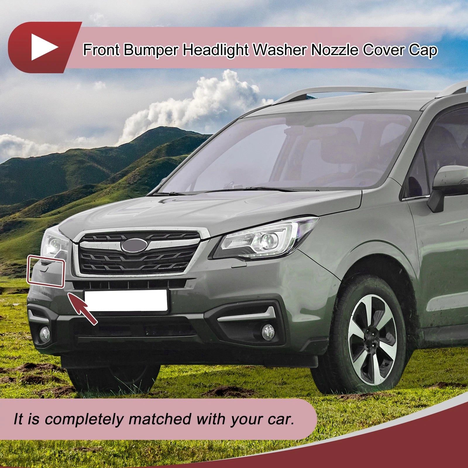 Front Right Washer Nozzle Cover Cap for Subaru Forester 2013–2015