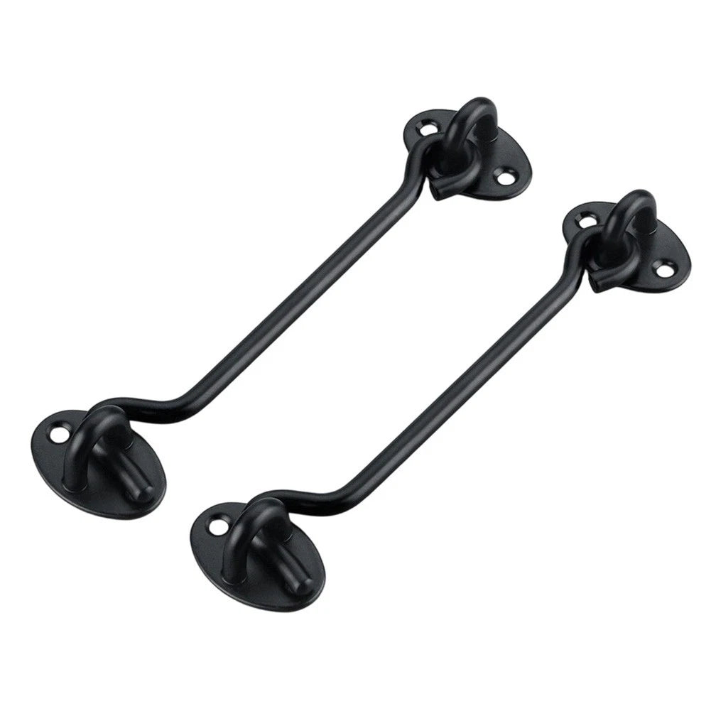 2X Stainless Steel Door Hook Lock for Barn Door Cabinet (Weatherproof)