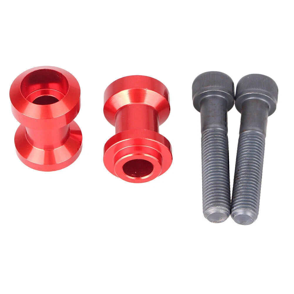 Aluminum Red Swingarm Spools Sliders for Kawasaki Yamaha