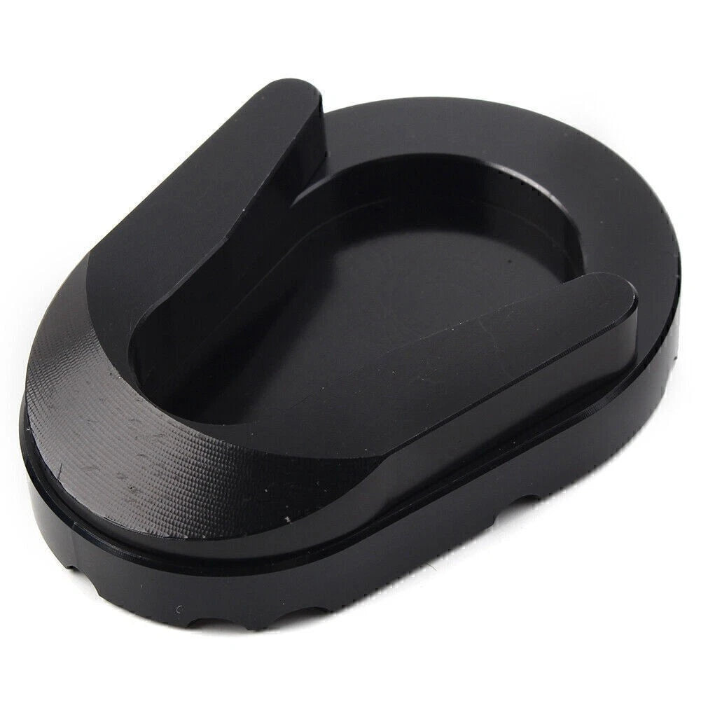 CNC Kickstand Enlarger Pad for Vespa Sprint Primavera 150 (2013–2020) Black