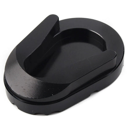 CNC Kickstand Enlarger Pad for Vespa Sprint Primavera 150 (2013–2020) Black