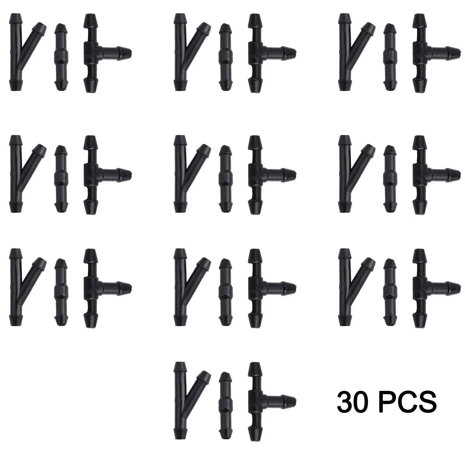 30-Piece Hose Connector Set - Leak-Proof, Strong, Rugged