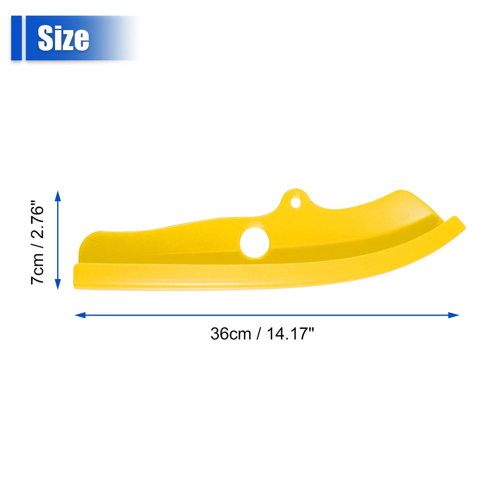 1 Pair Front Bumper Lip Splitter Protector Yellow for Dodge Challenger (2015–2023)