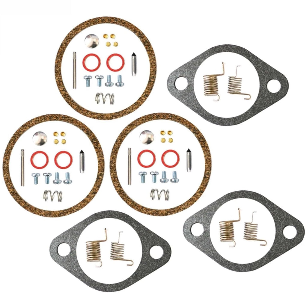 Set of 3 Carburetor Rebuild Kits for Mercury Force 90 95 HP (1990–1995) FK10357 809735A1