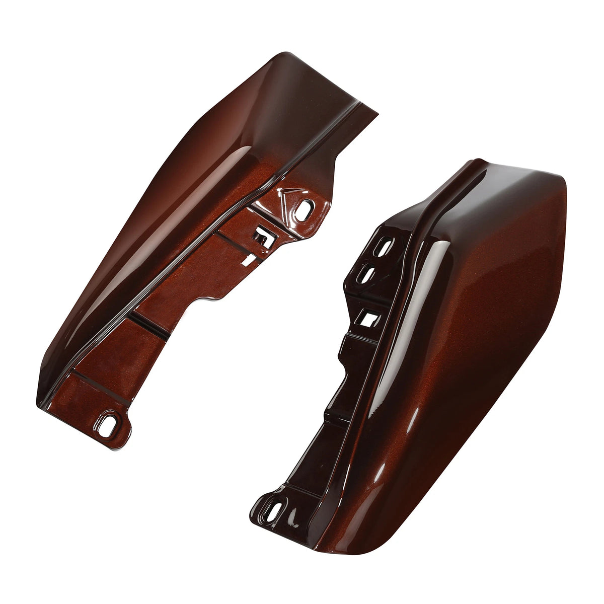 Mid-Frame Deflector for Harley Touring (2014–2023) Auburn Sunglo Black Hole Rich Bourbon