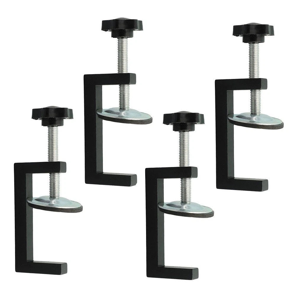 Set of 4 Adjustable Screw Clamps for Construction Tasks