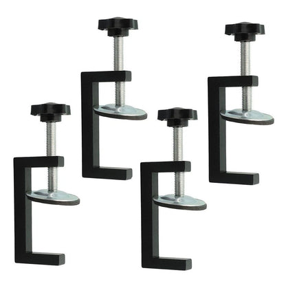 Set of 4 Adjustable Screw Clamps for Construction Tasks