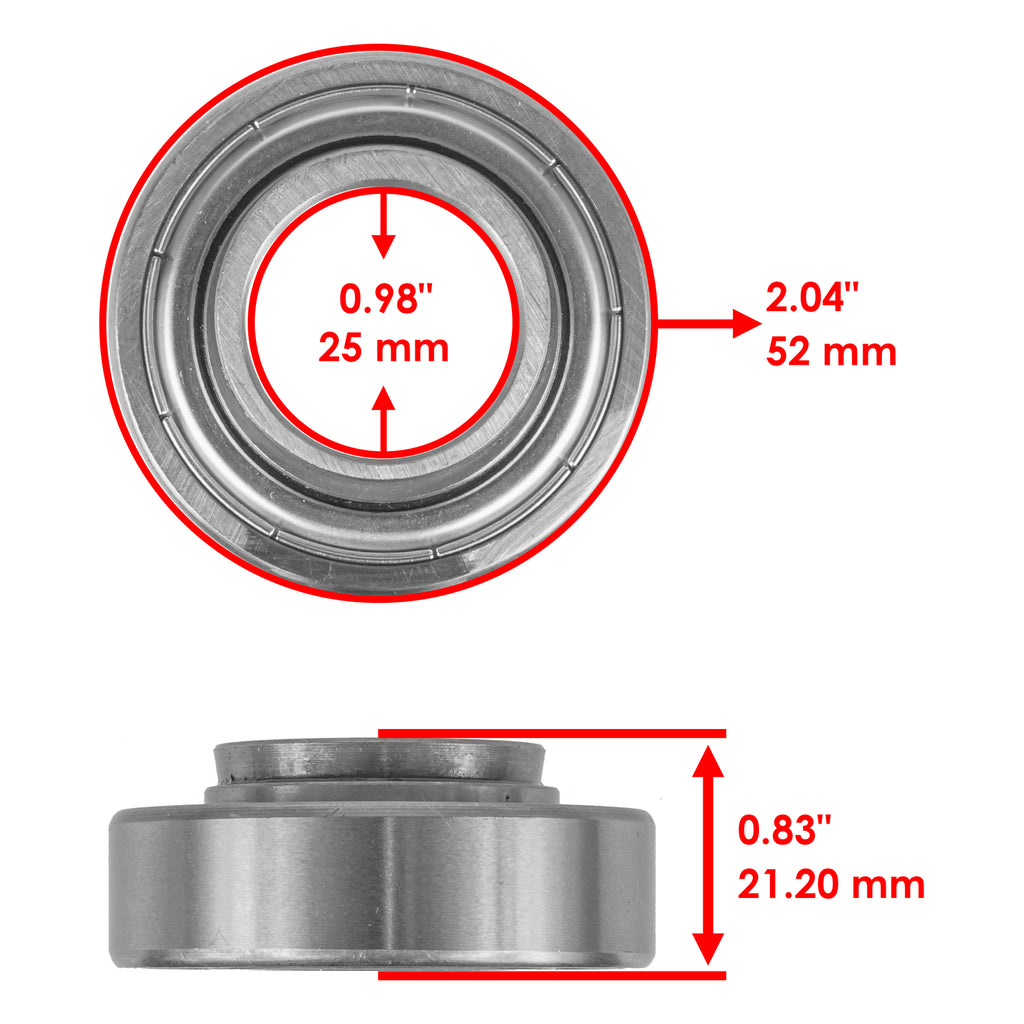 Spindle Bearing Replacement for Cub Cadet 586609R92 (2018–2024)