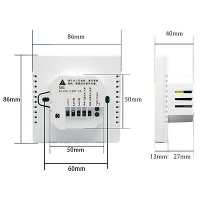 Digital Room Thermostat for Efficient Floor Heating Control