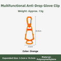 Multipurpose Secure Plastic Clamp Hook for Lightweight Outdoor Gloves