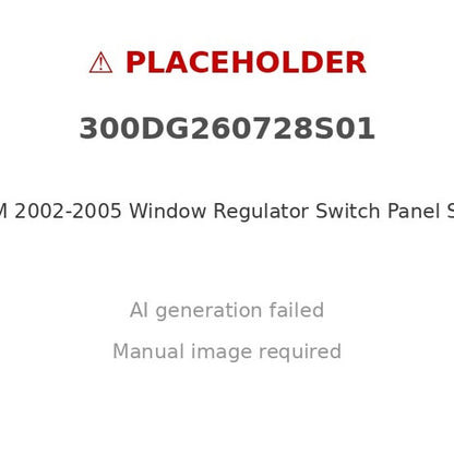 Window Regulator Switch Panel Trim Cover for Dodge RAM (2002–2005) [Gray]