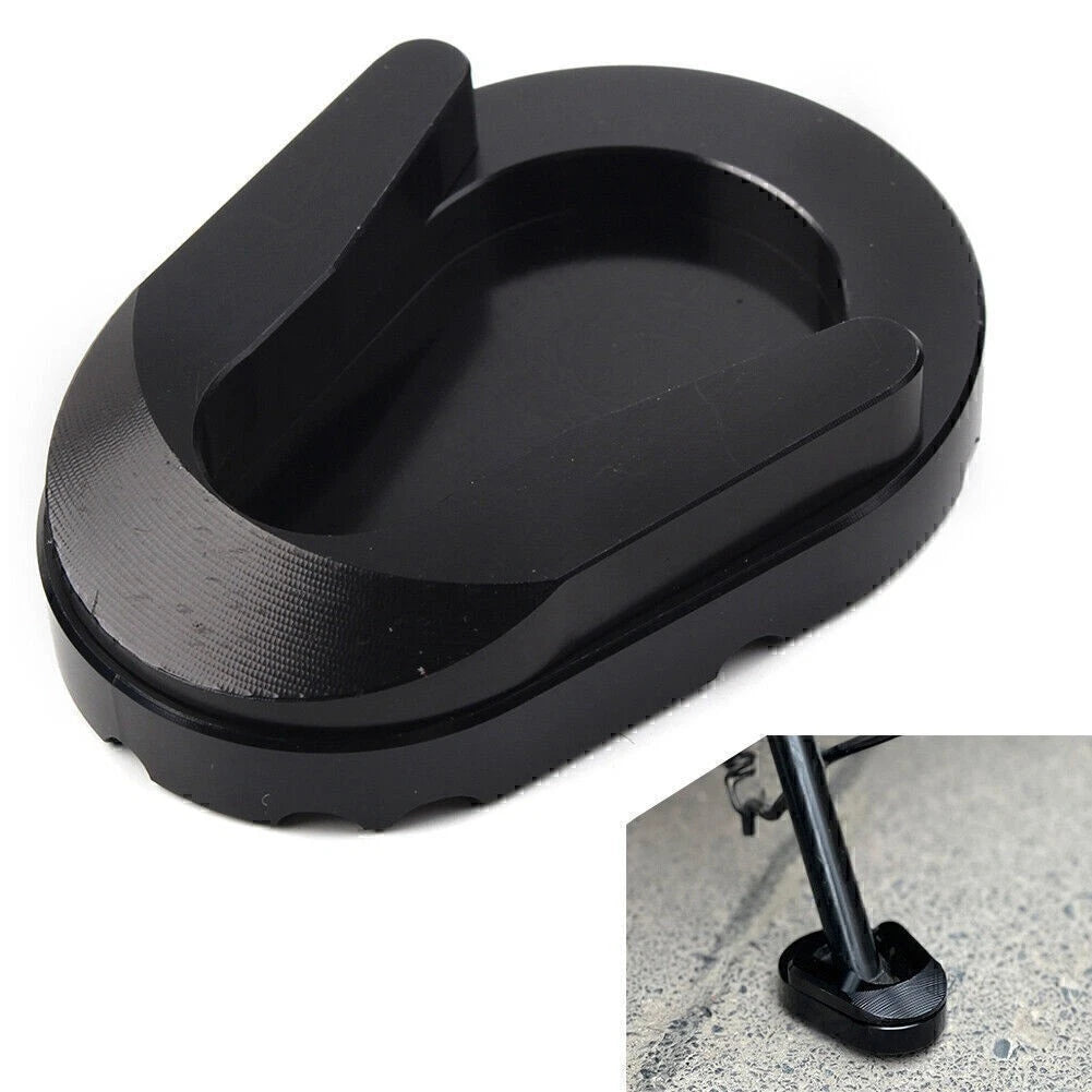 Black Kickstand Enlarge Plate Pad fit for Vespa Sprint Primavera 150 2013-2020