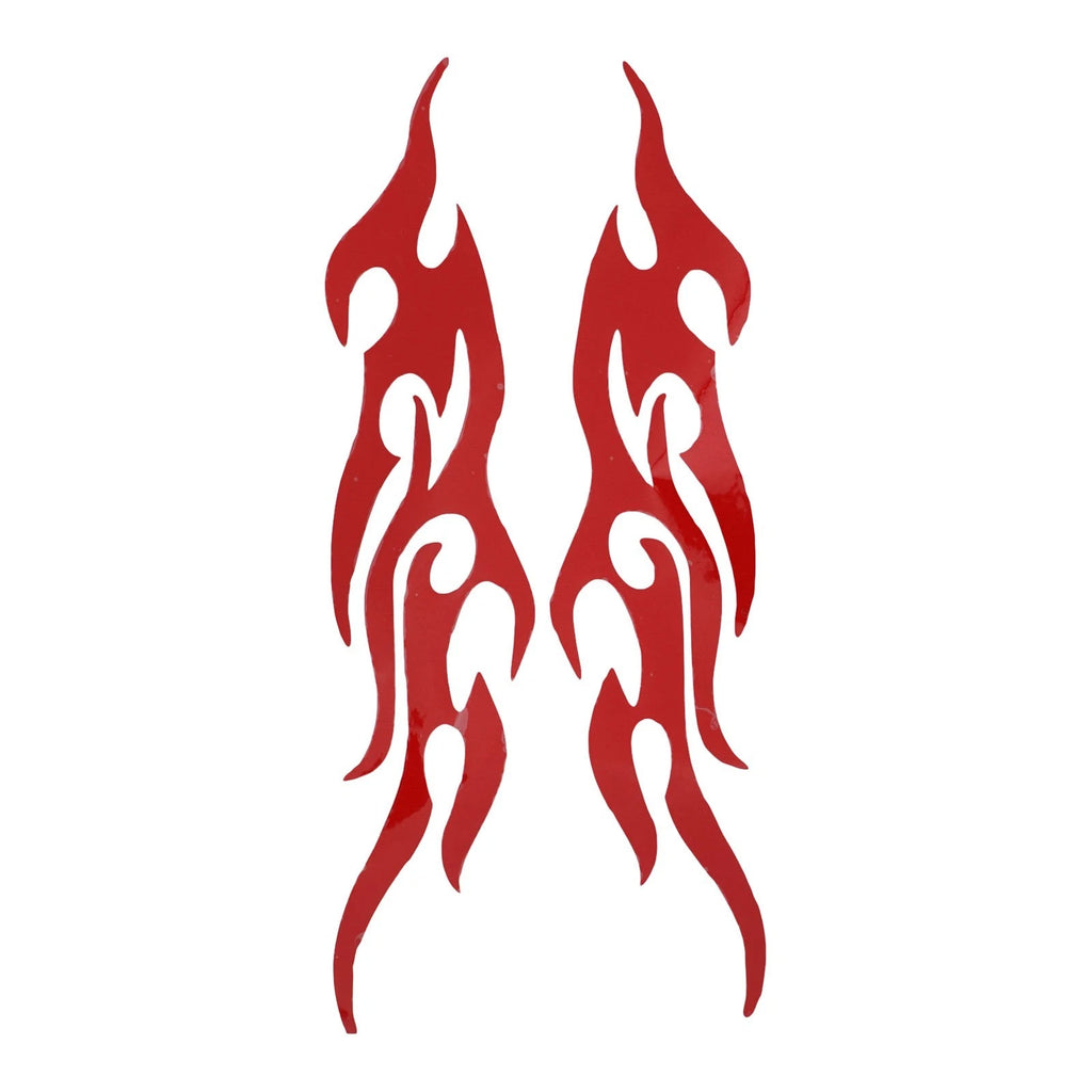 Flame Sticker for Motorcycle (Multi-color, Waterproof)