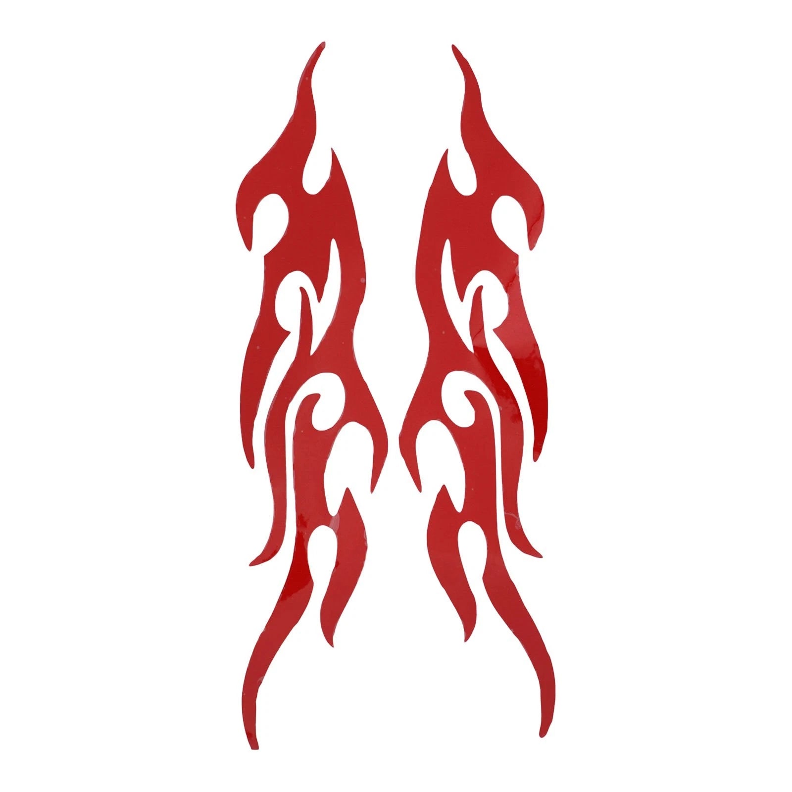 Flame Sticker for Motorcycle (Multi-color, Waterproof)