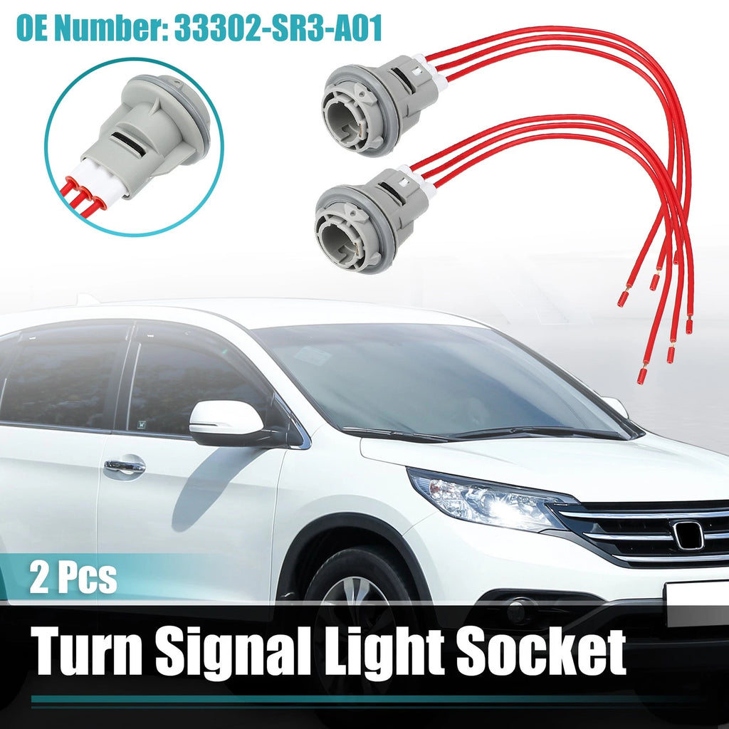 Turn Signal Light Socket Connector Harness Replacement for Honda (2012–2019)