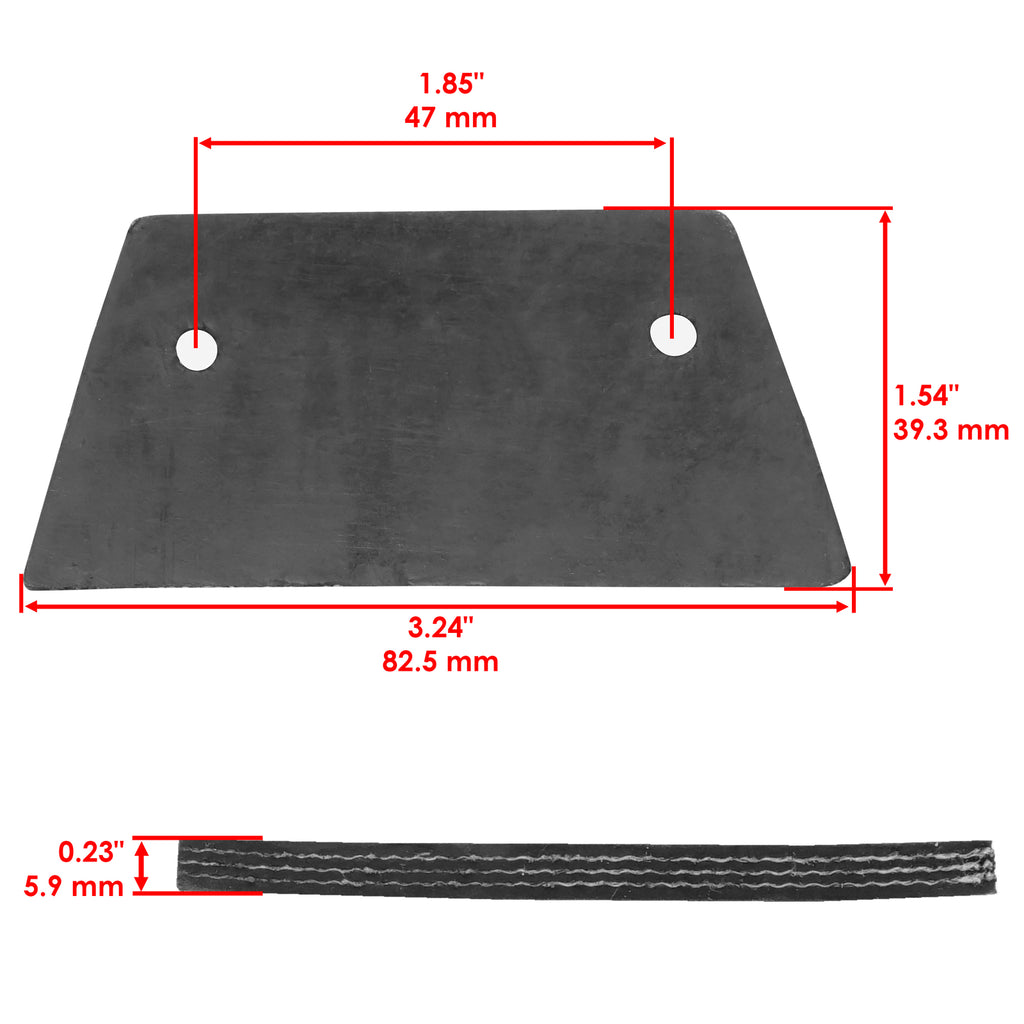 Rubber Paddle Replacement for MTD Cub Cadet SB-300 SB-350 SB-400 SB-45 (—)