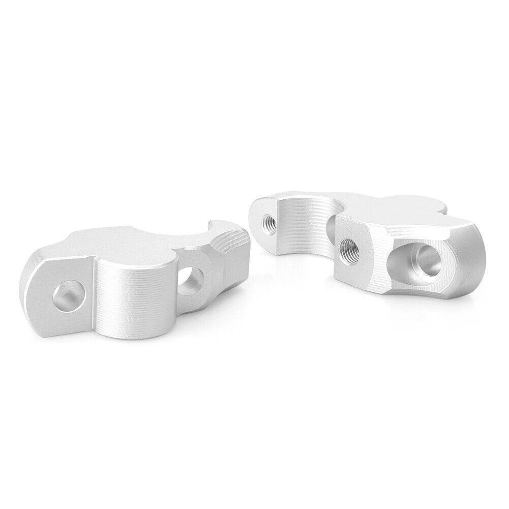 8mm Handlebar Riser Adapter for BMW R Nine T (2014–2015) Silver