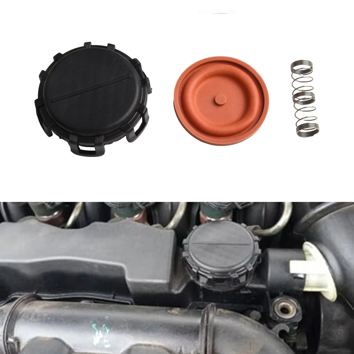 PCV Valve Cover Repair Kit for Ford Fiesta, Focus