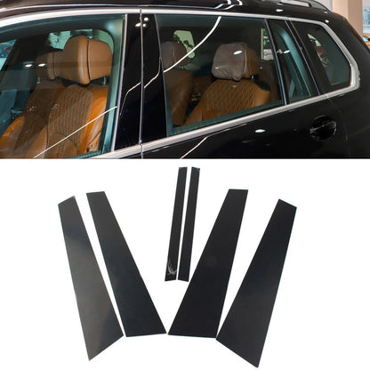 8Pcs Car Door Window Column B C Pillars Posts Trims for BMW X7 G07 (2019–2021)