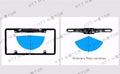 HD Color CMOS Rear View Backup Camera for Universal License Plate Frame (US)