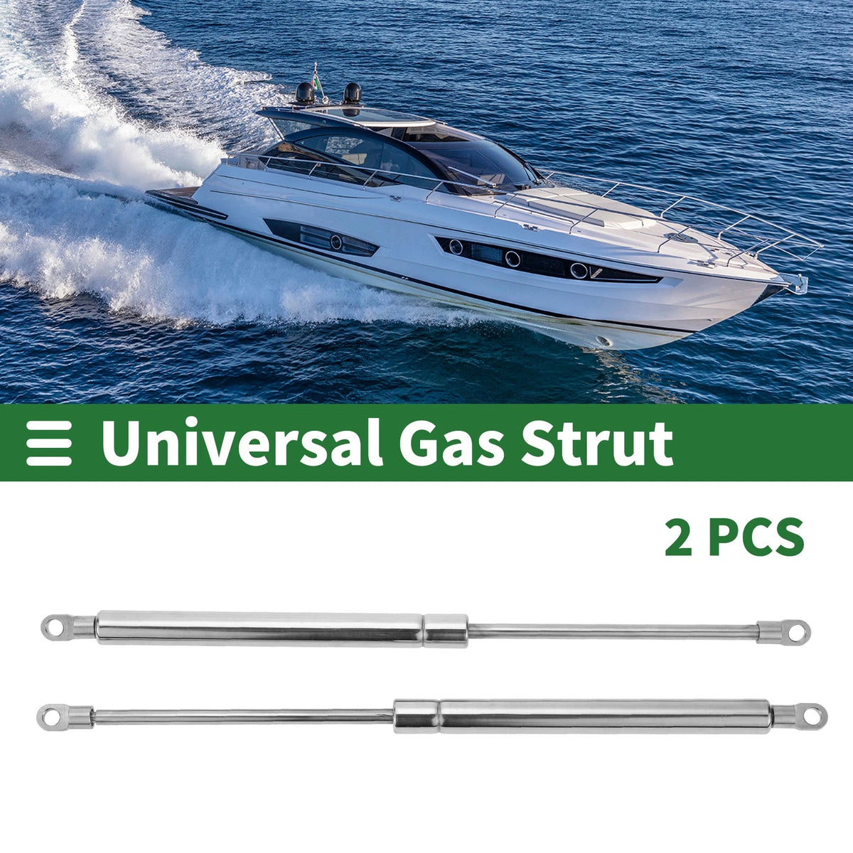 2X 15 Inch Gas Springs Lift Support Struts for Universal Applications (N/A)