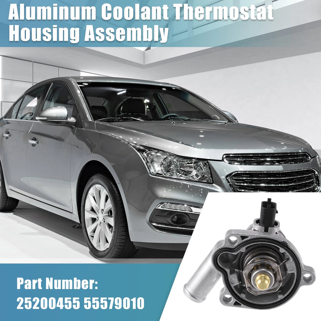 Aluminum Engine Coolant Thermostat Housing Replacement for Chevy Cruze (2011–2014)