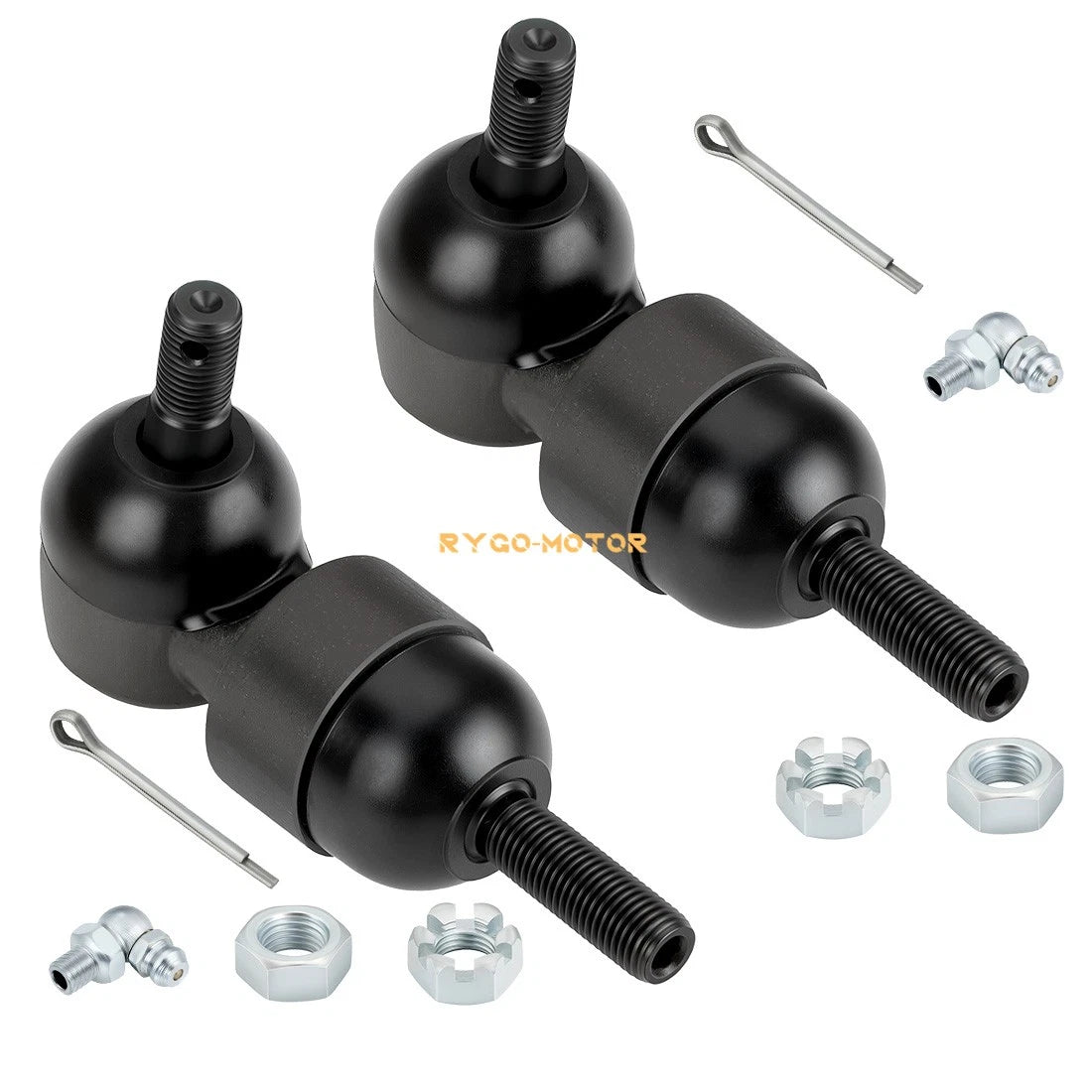 2Pcs Steering Rack Ball Joints for EZGO Medalist/TXT Golf Cart (1994–2001.5)