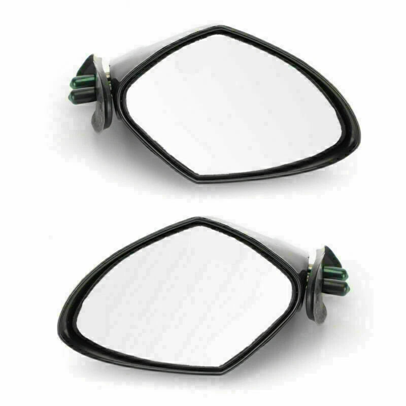Set of 2 Black Mirrors for Yamaha Waverunner VX110 (F1S-U596C-10-00, F1S-U596B-10-00)