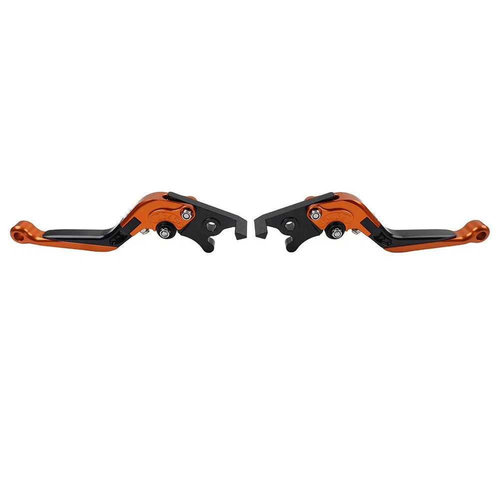 Folding Extendable Brake Clutch Levers for Yamaha YZF R3 R25 MT-03 (2015–2023) ORANGE