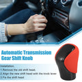 Automatic Gear Shift Knob for Lexus Black Cover Red Faux Leather (2013–2020)
