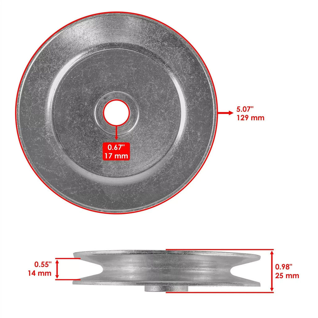 Deck Spindle and Pulley Assembly for Toro Exmark 50 Inch (2000–2010)