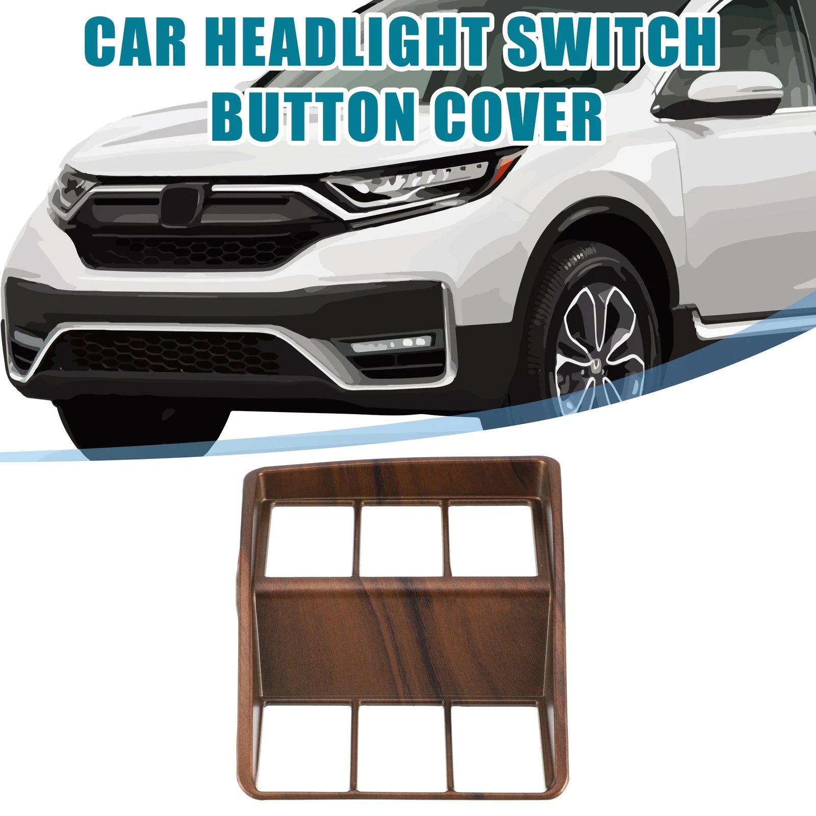 Headlight Switch Button Cover Interior for Honda CR-V (2017–2022)