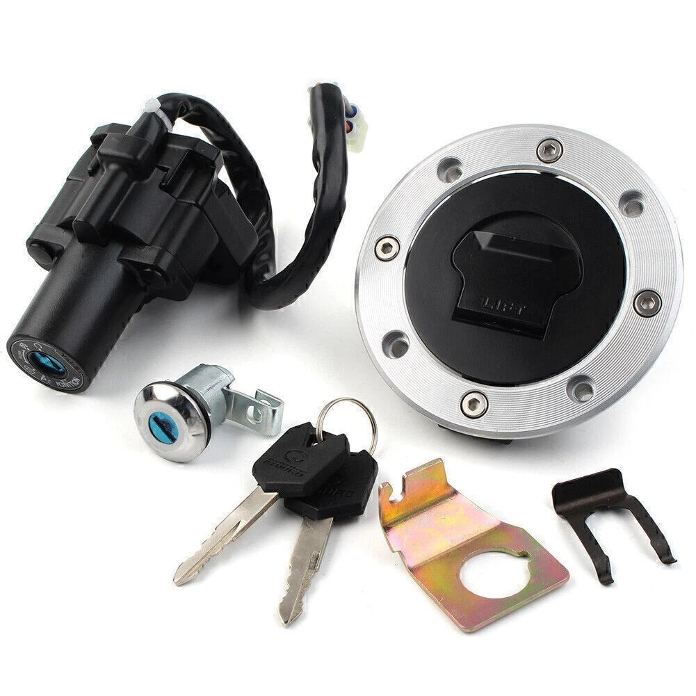 Ignition Switch & Fuel Gas Cap Cover Key Set for Suzuki GSXR1300 (2000–2023)