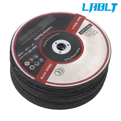 25 Pack Cut-Off Wheels for Metal & Stainless Steel (4"×1/16"×3/8")