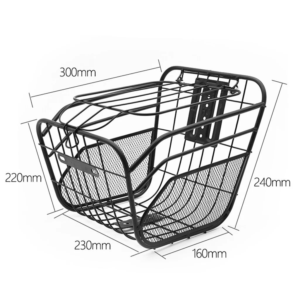 1pc Front Bicycle Basket for Bike Scooter Storage Holder