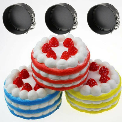 5-Inch Round Cake Tin Pan for Baking (Black)