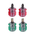 4 Piece Screwdriver Set for Compact Tools (Slotted & Cross)